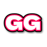 Example text sticker reading “GG” in the Classic pop style