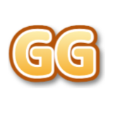 Example text sticker reading “GG” in the Sunny style